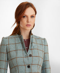 Brooks Brothers Women Checked Tweed Jacket