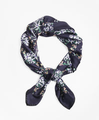 Brooks Brothers Women Wildflower-Print Silk Square Scarf