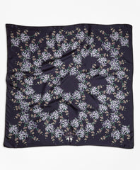 Brooks Brothers Women Wildflower-Print Silk Square Scarf
