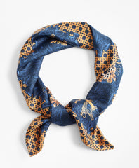 Brooks Brothers Women Limited Edition 200th Anniversary Silk Square Scarf