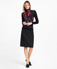 Brooks Brothers Women Wool Pencil Skirt