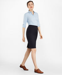 Brooks Brothers Women Wool Pencil Skirt
