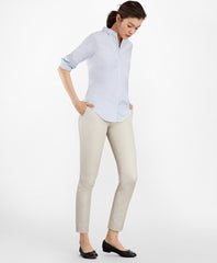 Brooks Brothers Women Flat-Front Stretch Advantage Chino® Pants