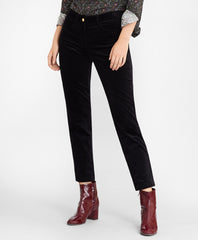 Brooks Brothers Women Stretch Cotton Corduroy Ankle Pants