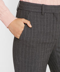 Brooks Brothers Women Pinstripe Stretch Wool Pants