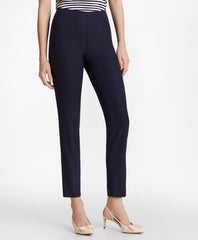 Brooks Brothers Women Pinstripe BrooksCool® Merino Wool Ankle Pants