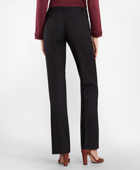 Brooks Brothers Women Checked BrooksCool® Merino Wool Pants