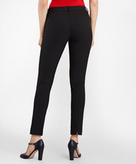 Brooks Brothers Women Slim-Fit Stretch-Cotton Twill Ankle Pants