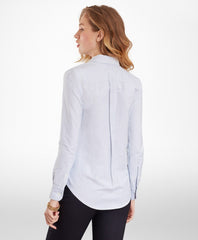 Brooks Brothers Women Classic-Fit Supima® Cotton Oxford Stripe Button-Down Shirt