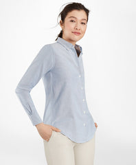 Brooks Brothers Women Classic-Fit Supima® Cotton Oxford Button-Down Shirt