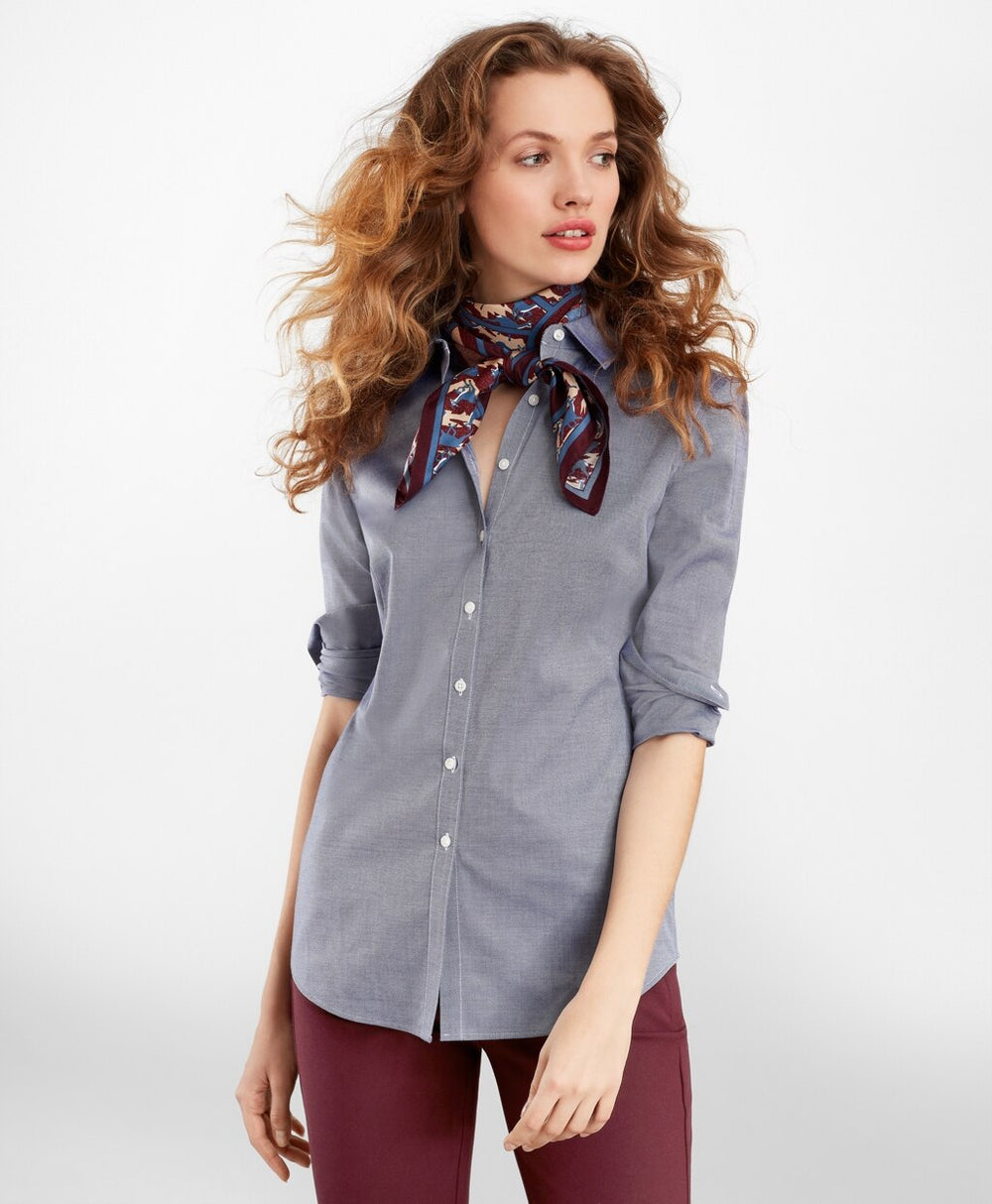 Brooks Brothers Women Supima® Cotton Royal Oxford Fitted Shirt
