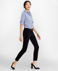 Brooks Brothers Women Classic-Fit Striped Cotton Poplin Luxury Shirt