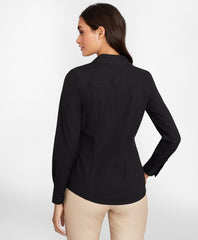 Brooks Brothers Women Non-Iron Stretch Supima® Cotton Fitted Dress Shirt