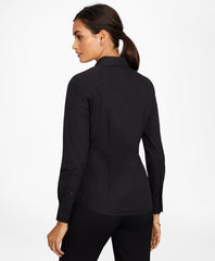 Brooks Brothers Women Non-Iron Tailored-Fit Stretch Supima® Cotton Dress Shirt