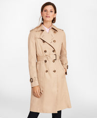Brooks Brothers Women Double-Breasted Trench Coat