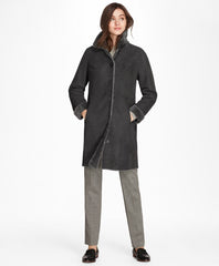 Brooks Brothers Women Shearling Cocoon Coat