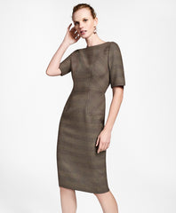Brooks Brothers Women Glen Plaid Sheath Dress