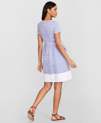 Brooks Brothers Women Striped Cotton Dobby Dress