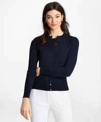 Brooks Brothers Women Lightweight Supima® Cotton Cardigan