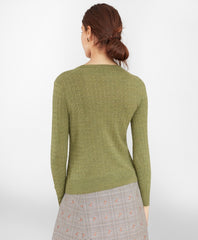 Brooks Brothers Women Cable-Knit Merino Wool Sweater