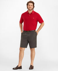 Brooks Brothers Men Big & Tall Pleat Front Stretch Advantage Chino Shorts