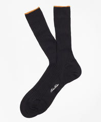 Brooks Brothers Men Merino Wool Sized Crew Socks