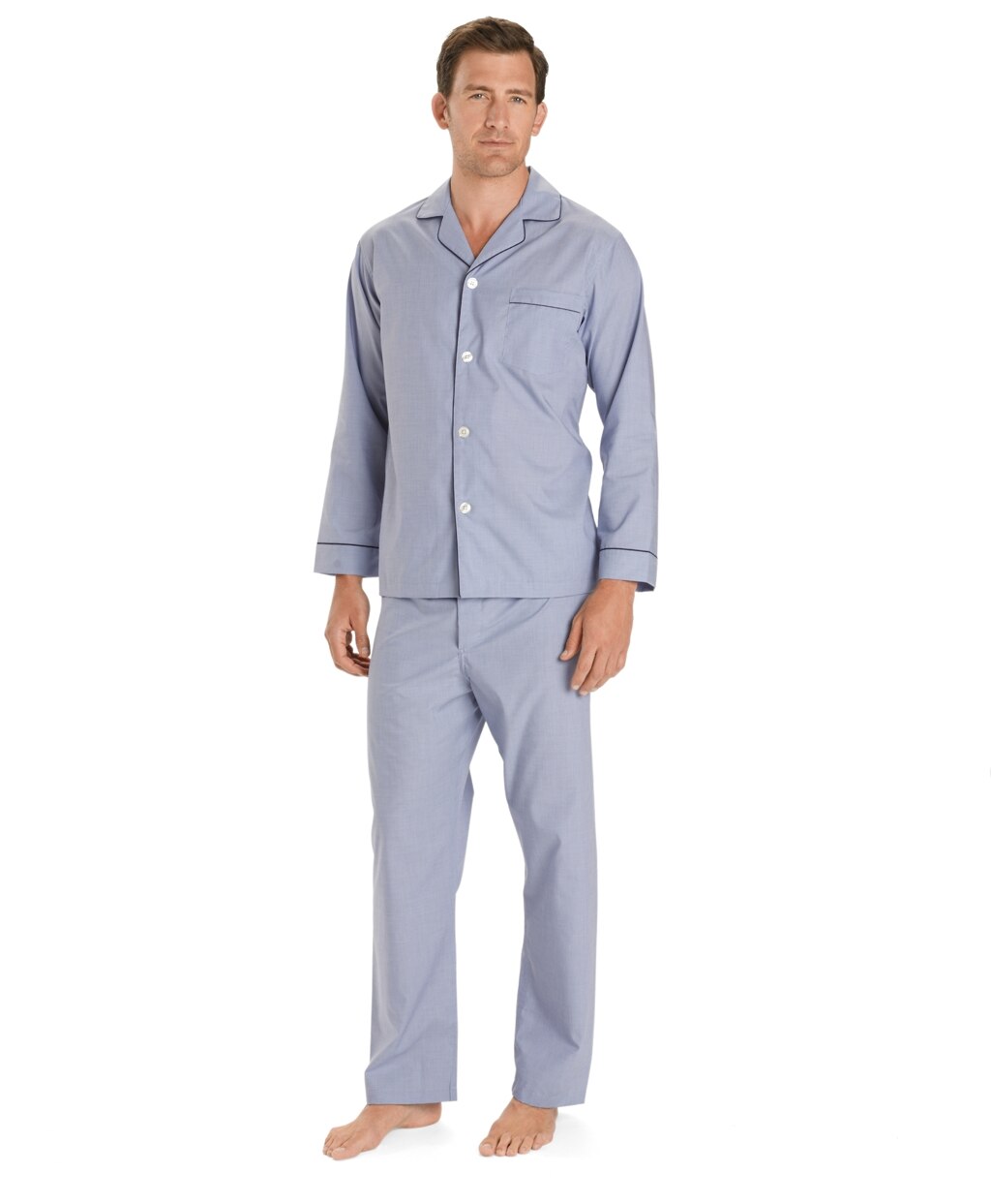 Brooks Brothers Men Wrinkle-Resistant Broadcloth Pajamas