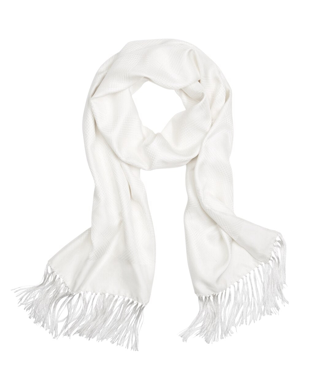 Brooks Brothers Men Houndstooth Jacquard Formal Scarf