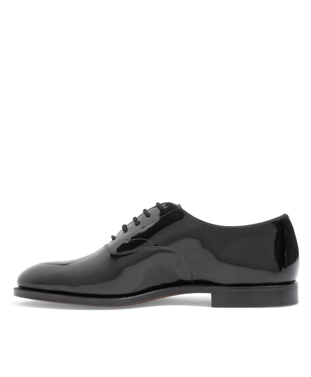 Brooks Brothers Men Black Patent Lace-Ups