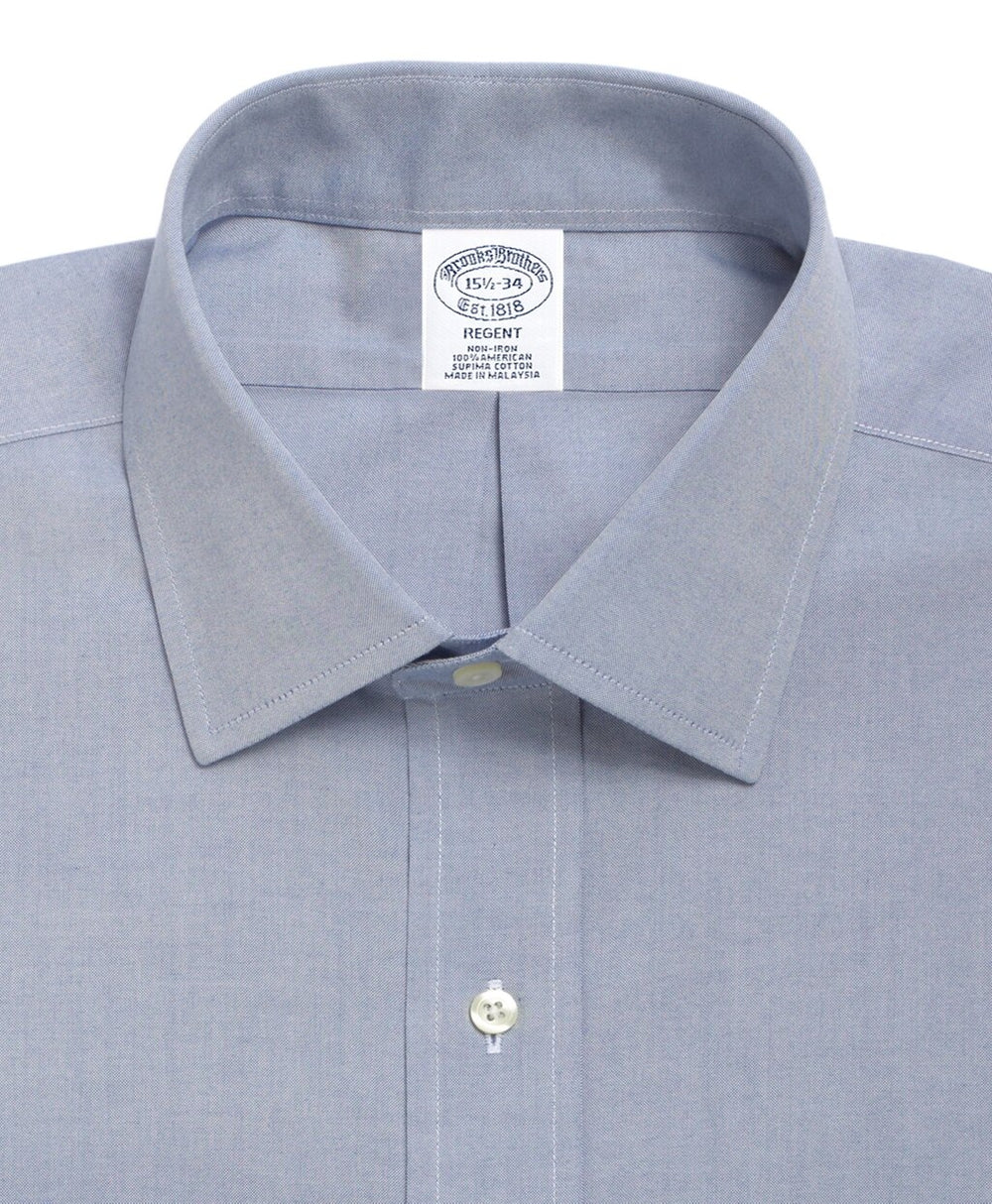 Brooks Brothers Men Regent Fitted Dress Shirt, Non-Iron Spread Collar