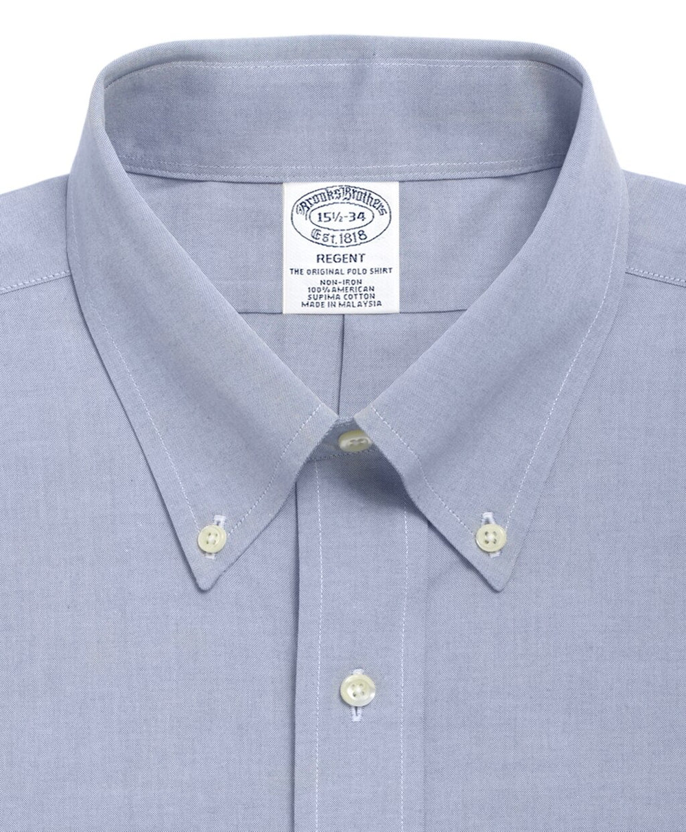 Brooks Brothers Men Regent Fitted Dress Shirt, Non-Iron Button-Down Collar