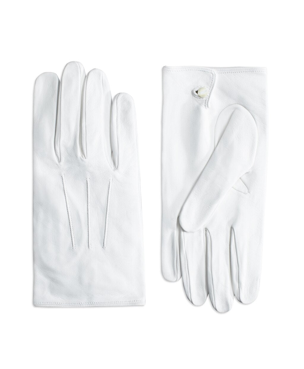 Brooks Brothers Men White Formal Gloves