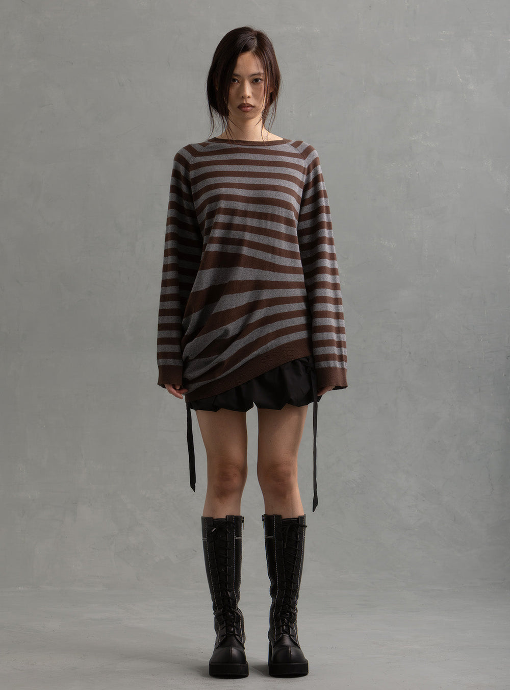 Voor Sweater - Gray / Brown | UNIF Clothing online shop
