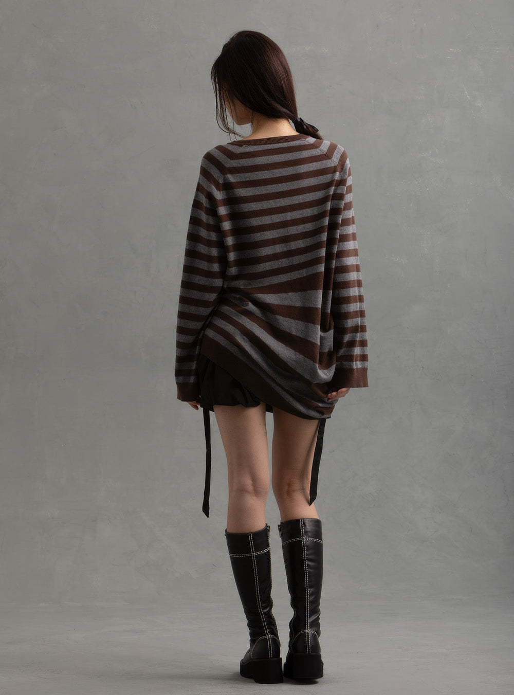 Voor Sweater - Gray / Brown | UNIF Clothing online shop