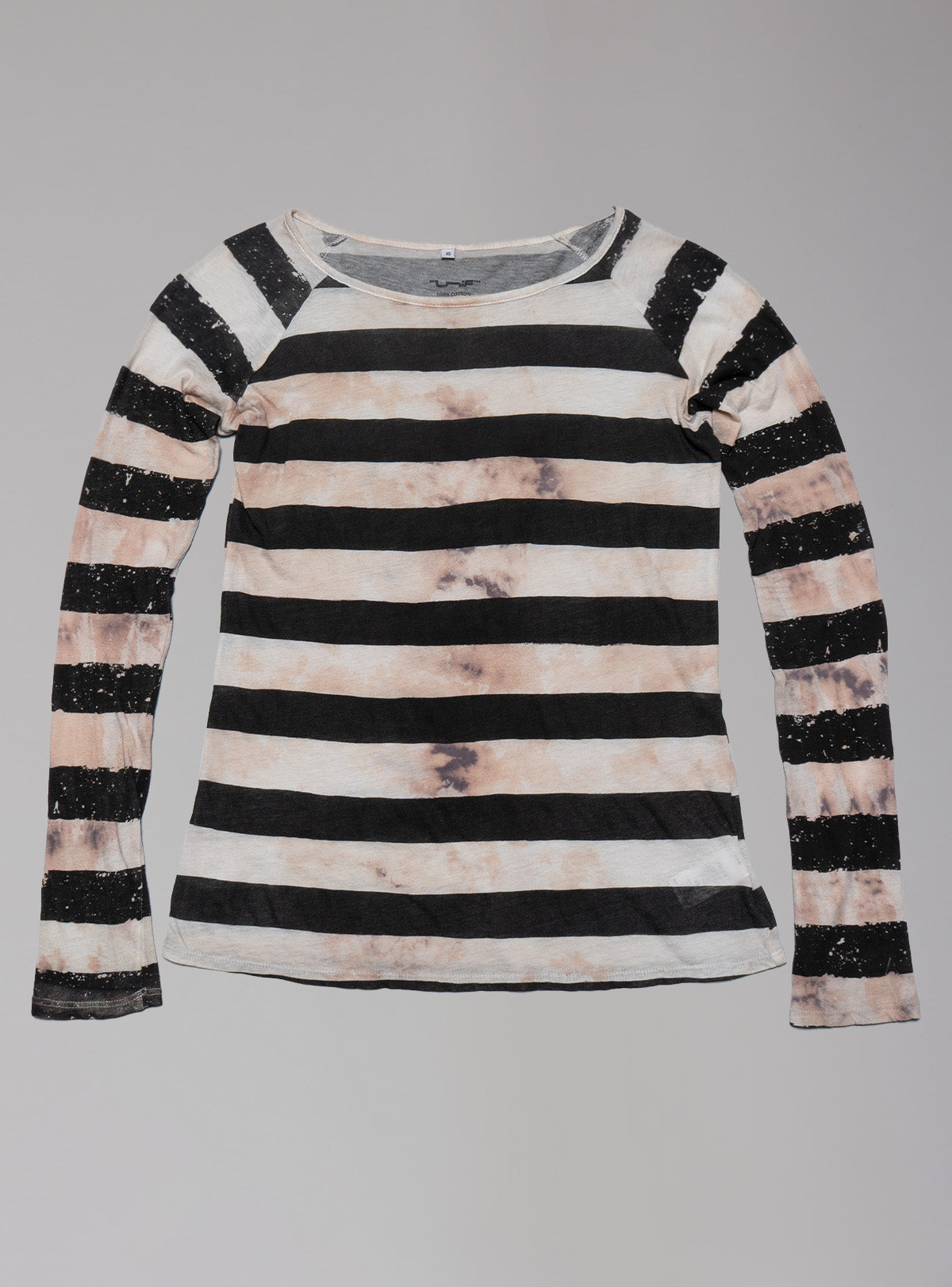Jester Long Sleeve - Black / White Stripe | UNIF Clothing Sale