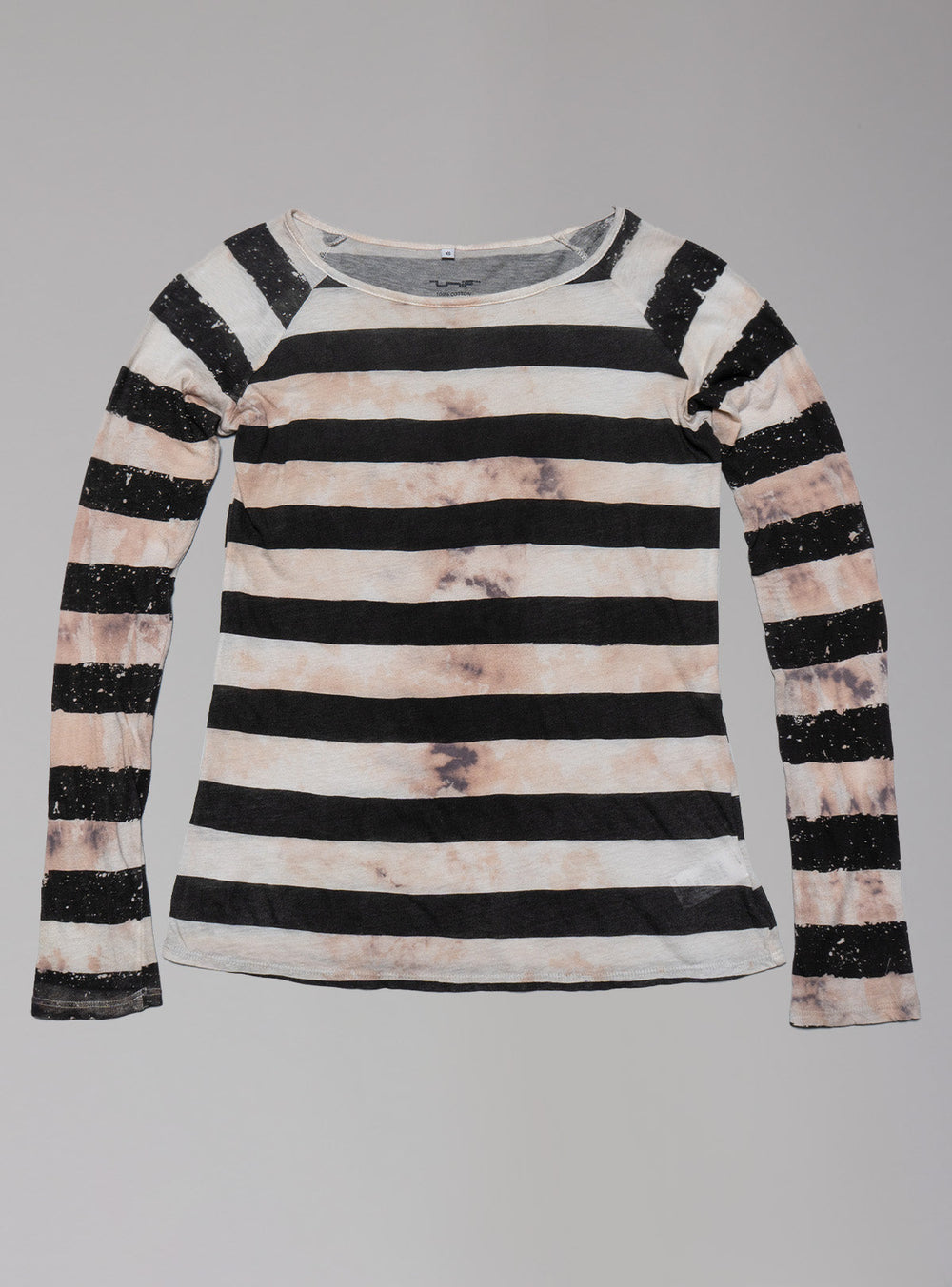 Jester Long Sleeve - Black / White Stripe | UNIF Clothing Sale