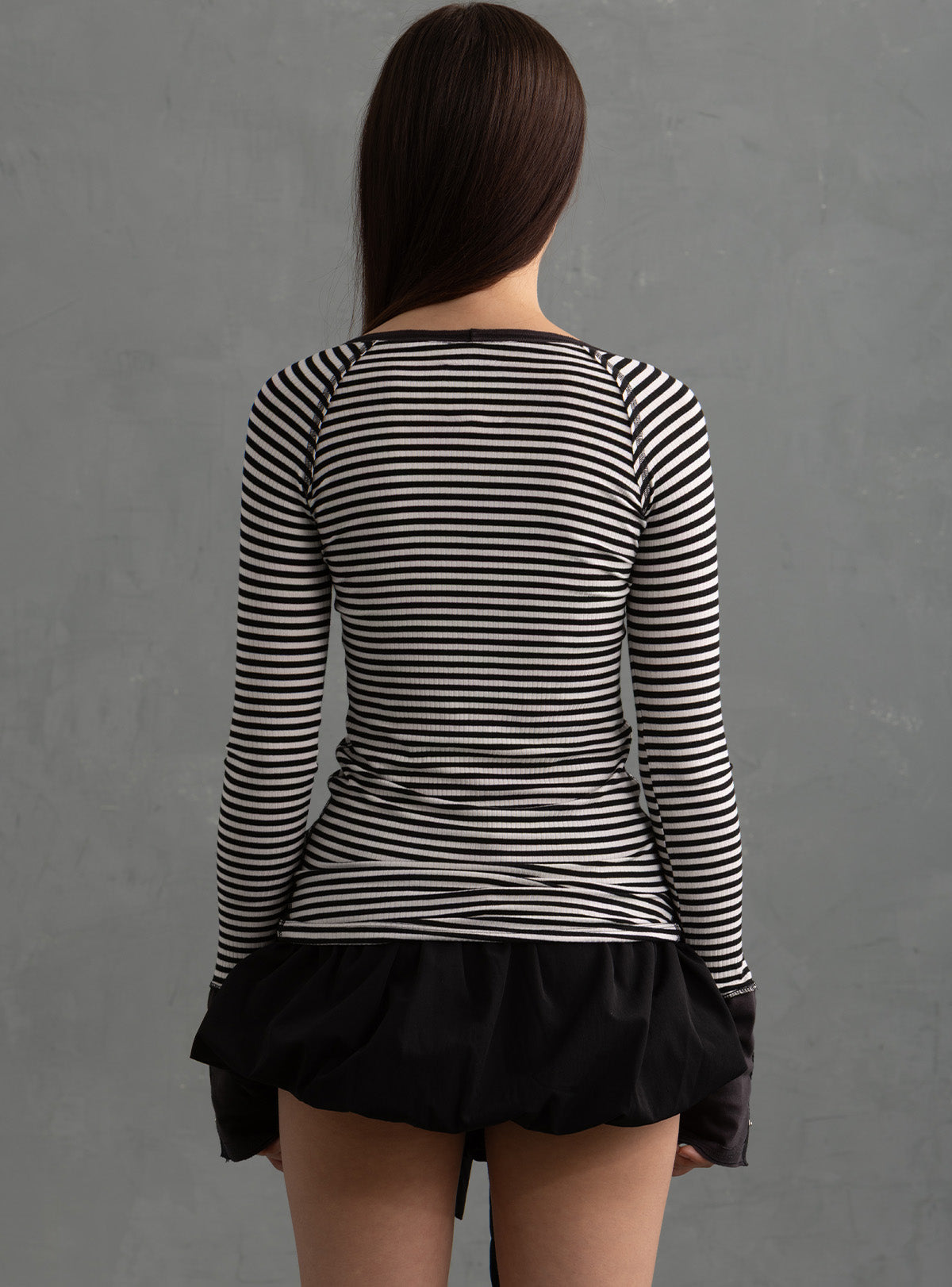 MP3 Top - Black / White | UNIF Clothing on Sale