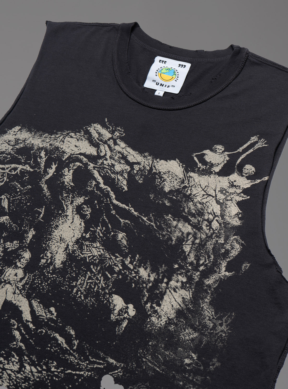 Death Dance Tank - Black | UNIF Clothing online