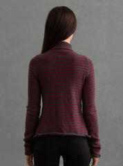 Norg Cardigan - Grey / Red | UNIF Clothing Sale