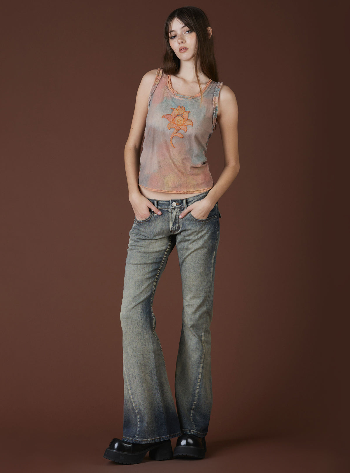 Lotus Tank - Multi | UNIF Clothing online shop