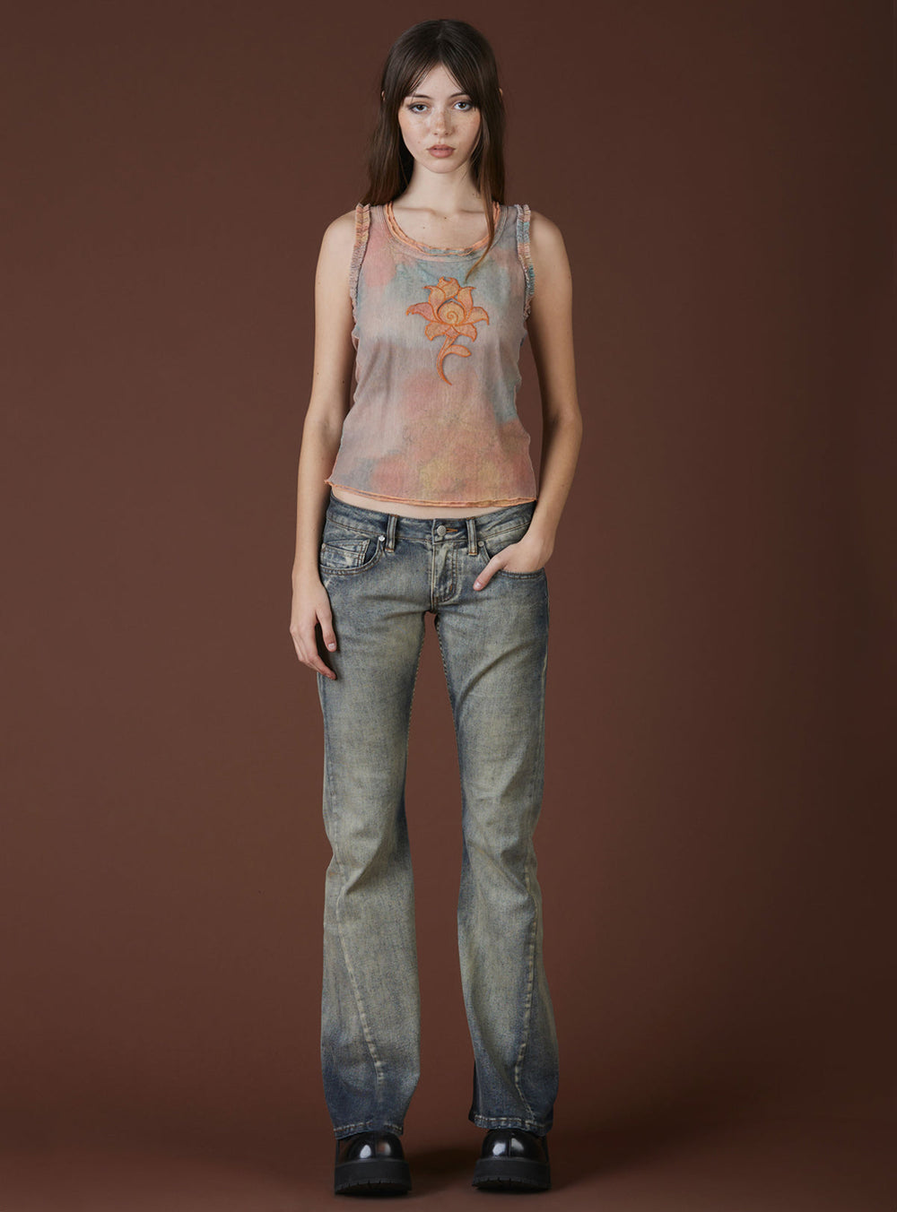 Lotus Tank - Multi | UNIF Clothing online shop