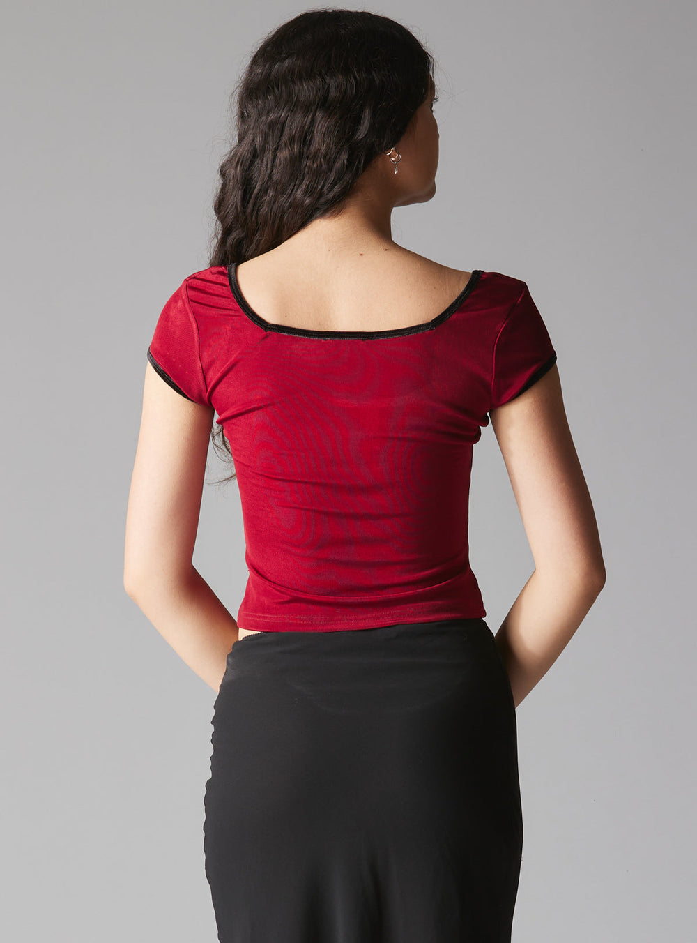 Slink Top - Red/Black | UNIF Clothing Sale