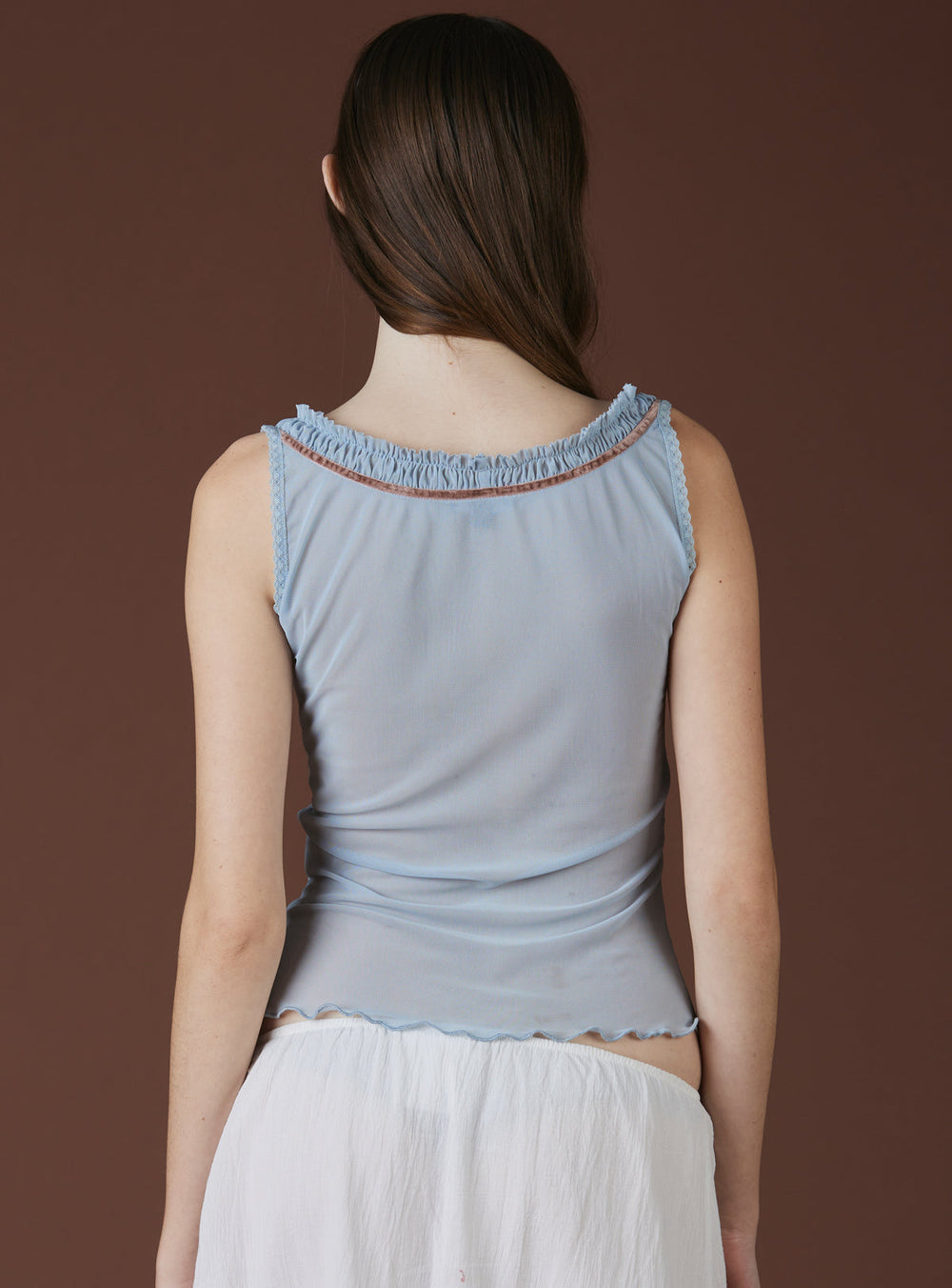 Mars Top - Blue/Rust | UNIF Clothing on Sale