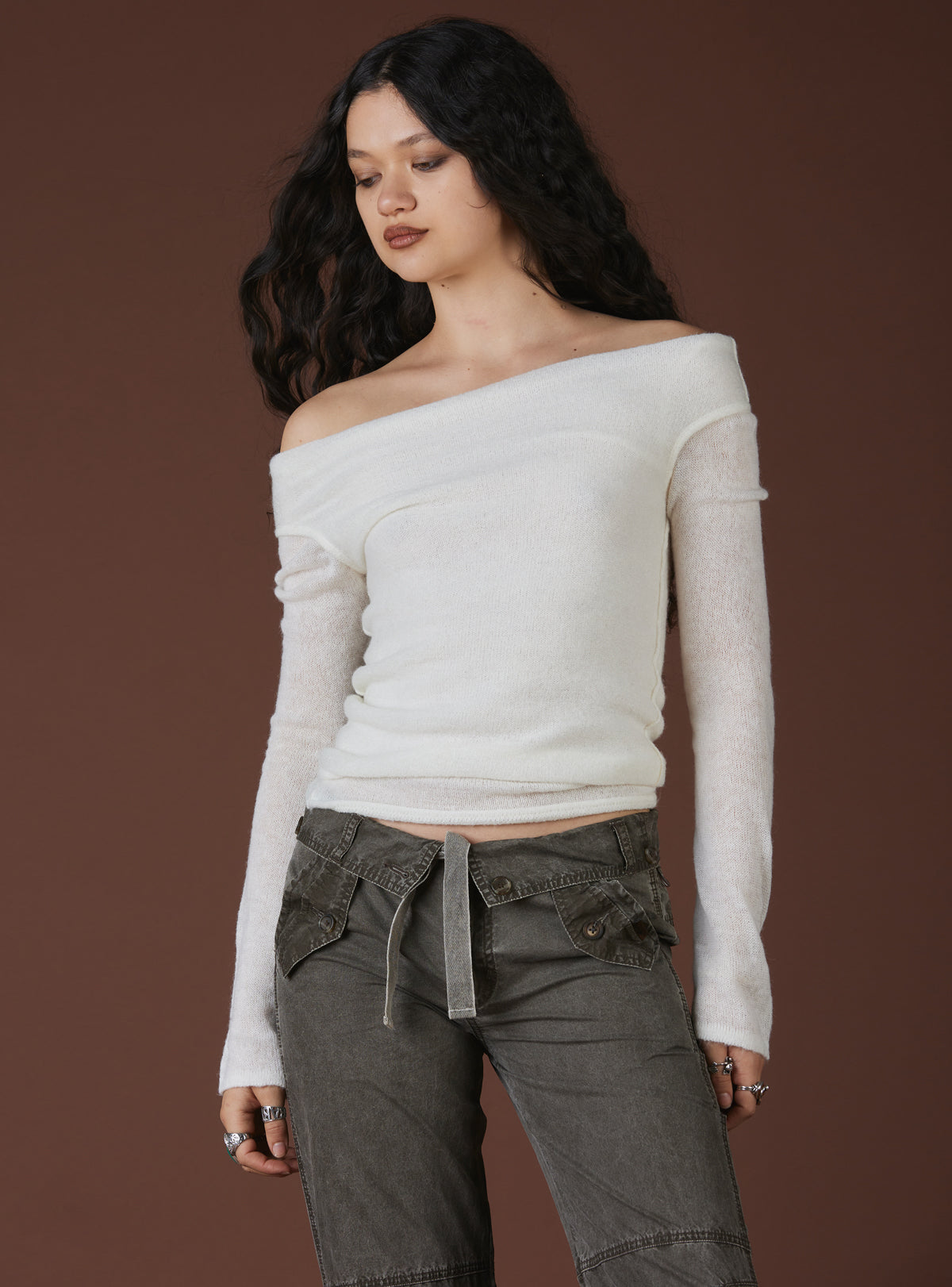 Slint Top - White | UNIF Clothing discount