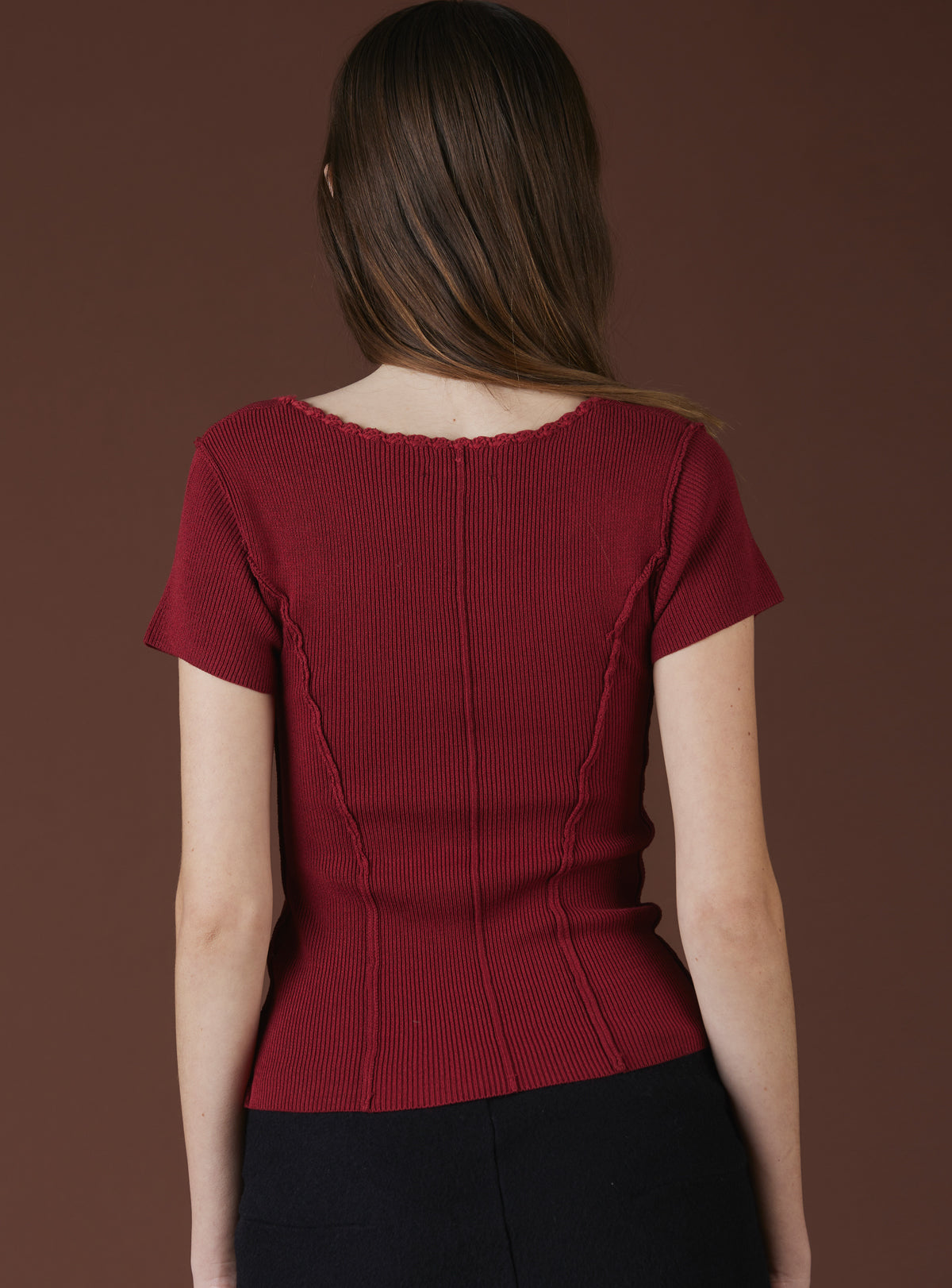 XAE Ribbed Crop Top - Red | UNIF Clothing outlet