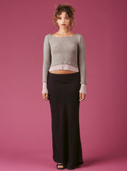 Eris Top - Grey/Lavender | UNIF Clothing Sale