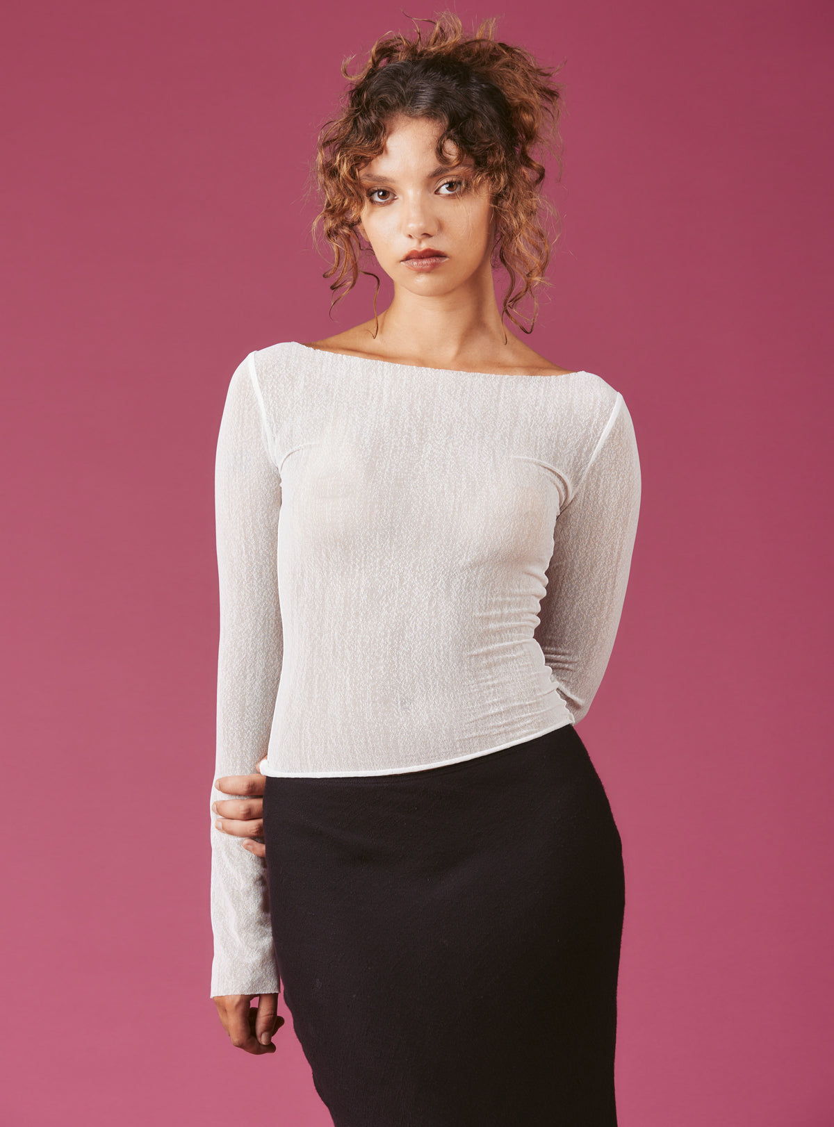 Naal Top - White | UNIF Clothing on Sale