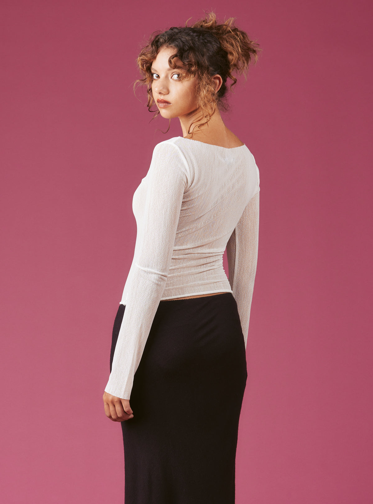 Naal Top - White | UNIF Clothing on Sale