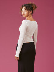 Naal Top - White | UNIF Clothing on Sale