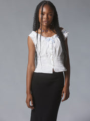 Rue Top - White | UNIF Clothing outlet